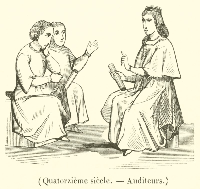Vierzehntes Jahrhundert, Zuhörer von French School