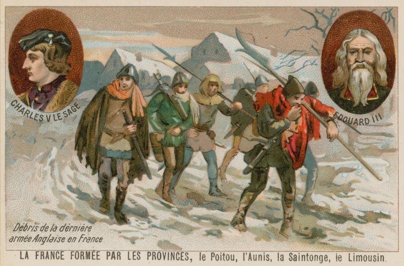Überreste der letzten englischen Armee in Frankreich von French School