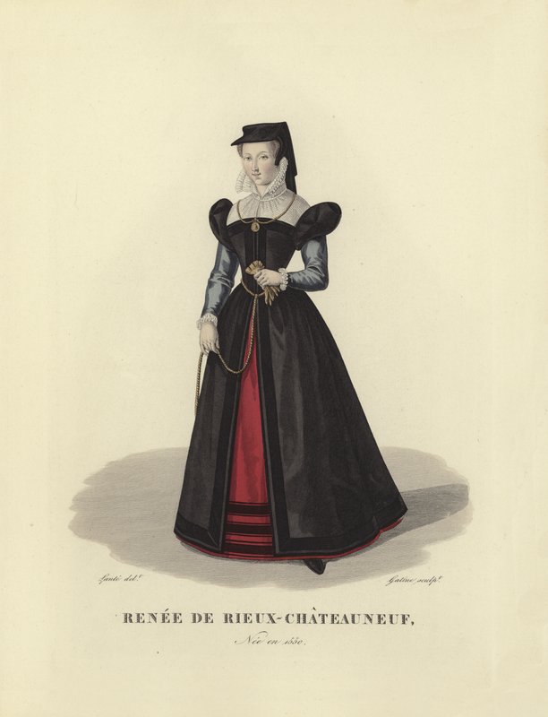 Renee de Rieuf, La Belle Chateauneuf von French School