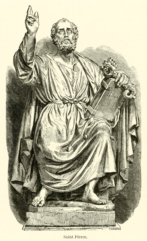 Sankt Peter (Gravur) von French School