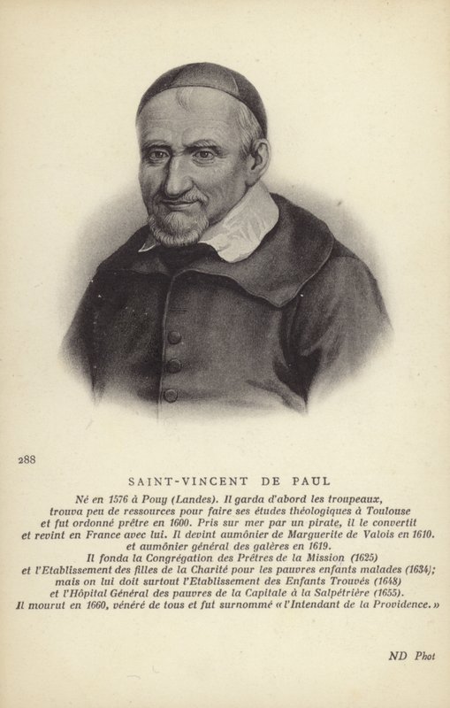Heiliger Vinzenz von Paul von French School