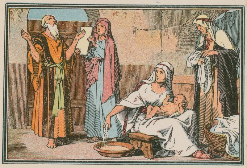 Szene aus dem Leben Jesu von French School