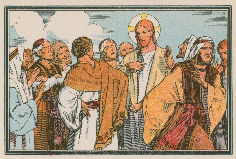 Szene aus dem Leben Jesu von French School