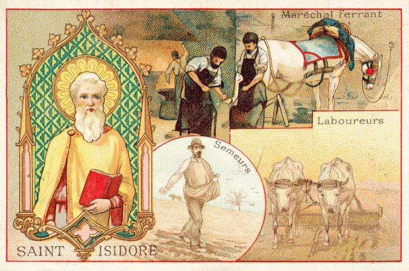 St. Isidor, Schutzpatron der Bauern und Tagelöhner von French School