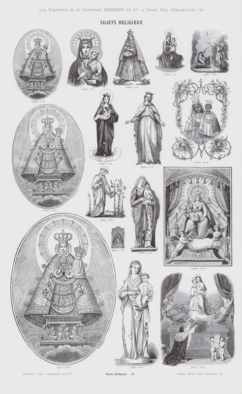 Religiöse Themen (Gravur) von French School