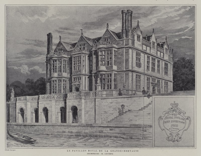 Der britische Königspavillon auf der Weltausstellung 1900, Paris von French School