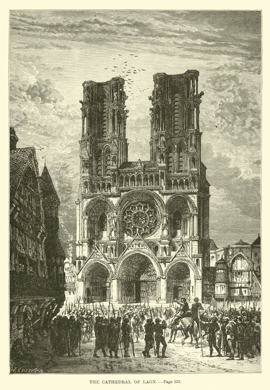 Die Kathedrale von Laon von French School