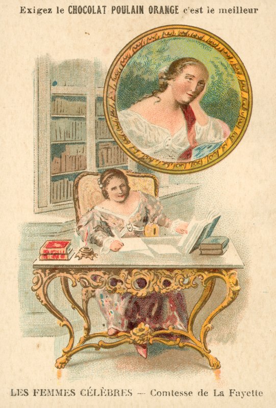 Die Gräfin de La Fayette, französische Autorin von French School