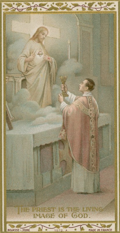 Der Priester ist das lebendige Abbild Gottes von French School