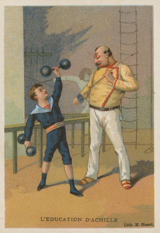Die Erziehung des Achilles von French School