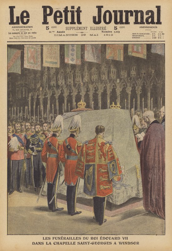 Das Begräbnis von König Edward VII. in der St. George