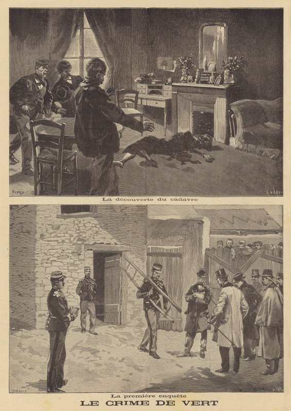 Der Mord an Madame Benoist in Vert, nahe Mantes von French School