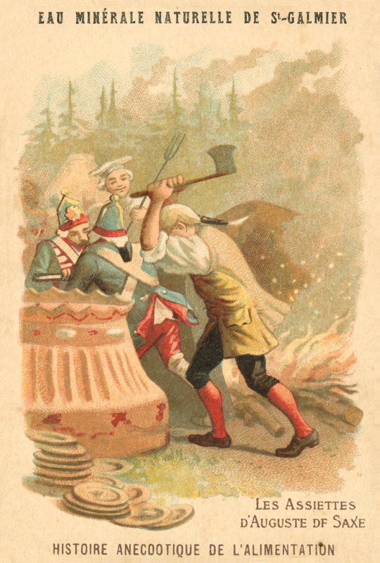 Die Platten von August von Sachsen von French School