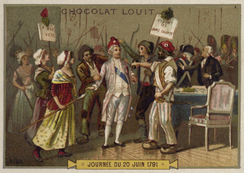 Die Sansculotten stürmen den Tuilerienpalast, Französische Revolution, 20. Juni 1792 von French School