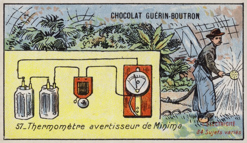 Thermometer mit Minimaltemperaturalarm von French School