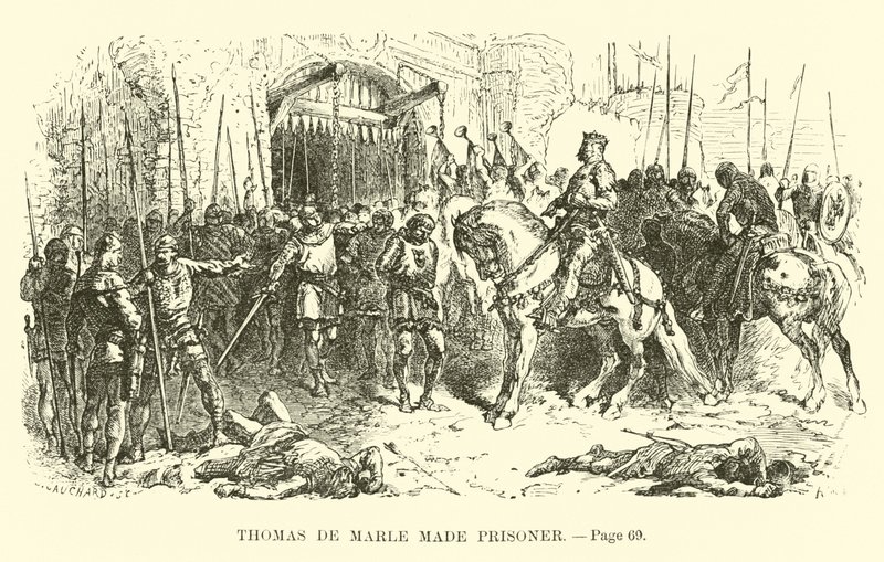 Thomas de Marle gefangen genommen von French School
