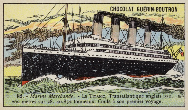 Titanic, britischer transatlantischer Liner von French School