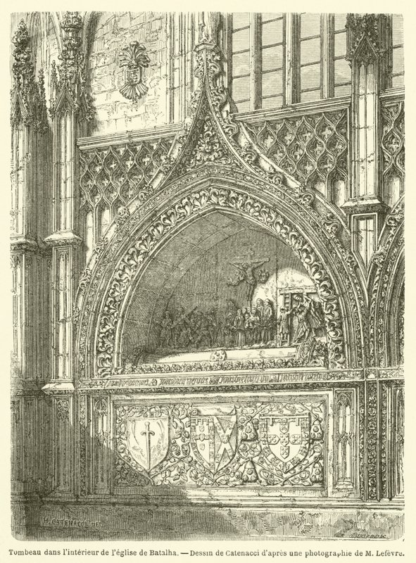 Grab in der Kirche von Batalha von French School