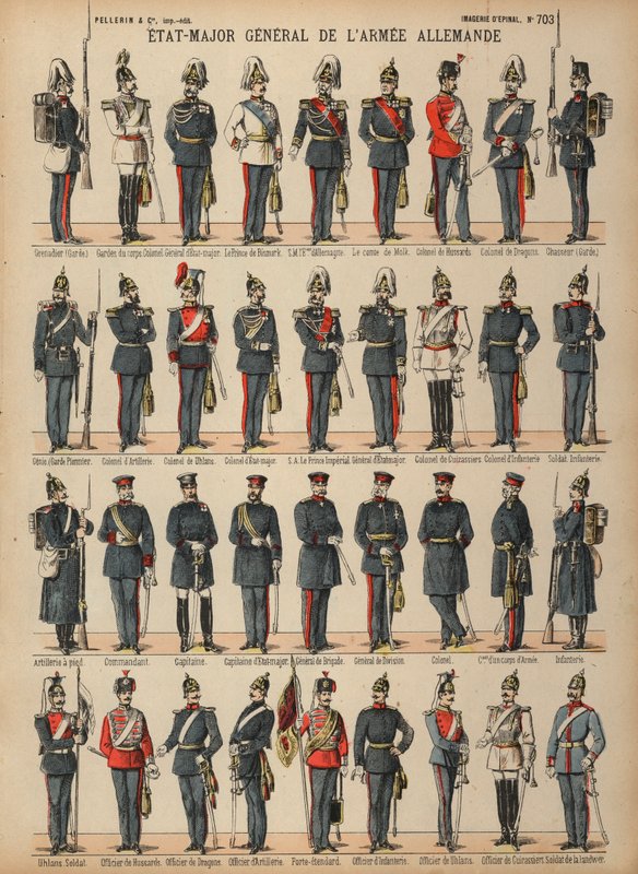 Uniformen der deutschen Armee von French School