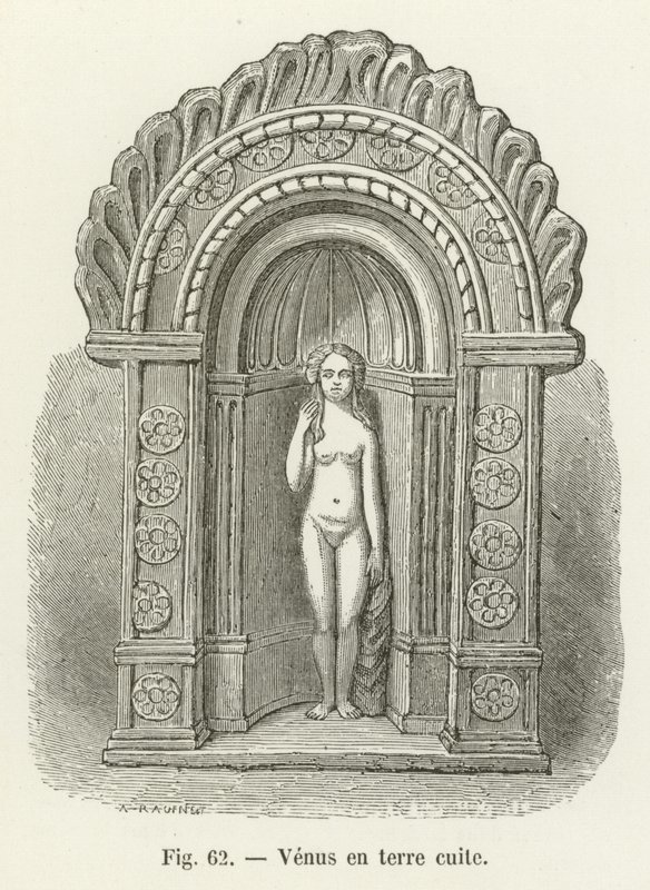 Venus aus Terrakotta von French School