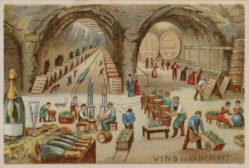 Weine (Champagner) von French School