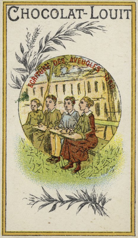 Schreiben für Blinde, 1830 von French School