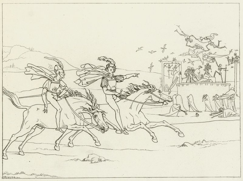 Illustration zu Goethes Faust von Friedrich August Moritz Retzsch