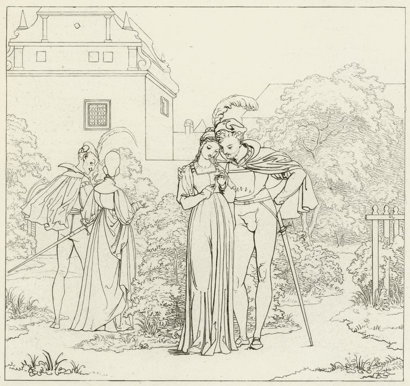 Illustration zu Goethes Faust von Friedrich August Moritz Retzsch