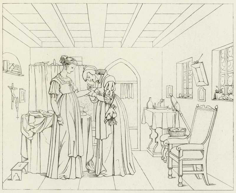 Illustration zu Goethes Faust von Friedrich August Moritz Retzsch