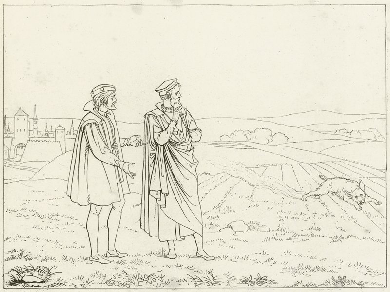 Illustration zu Goethes Faust von Friedrich August Moritz Retzsch