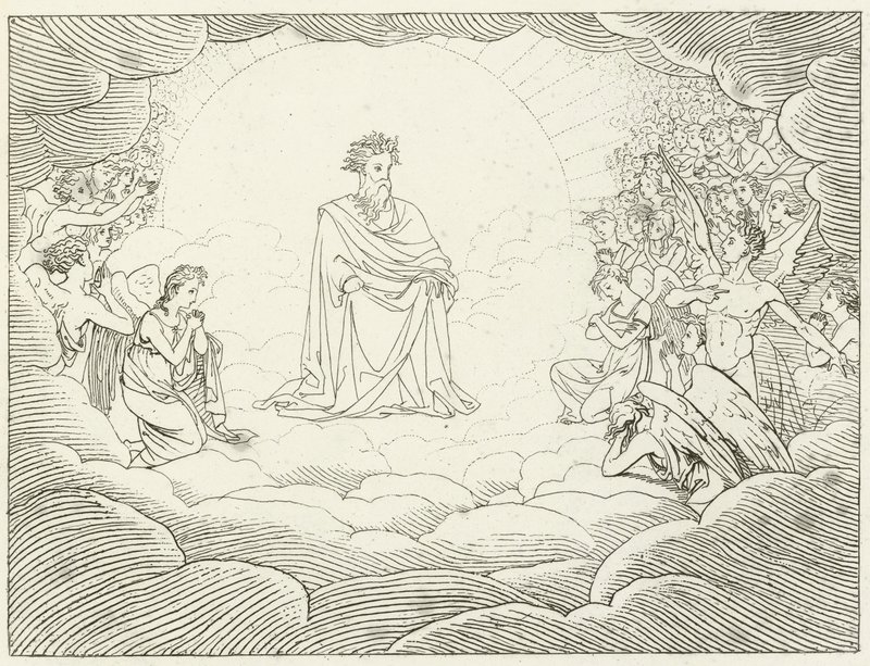 Illustration zu Goethes Faust von Friedrich August Moritz Retzsch