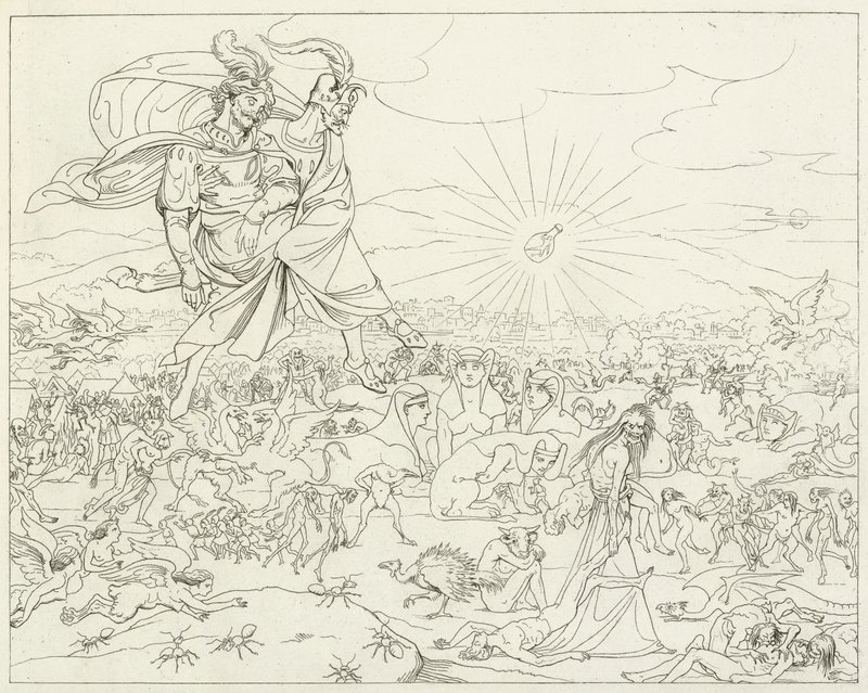 Illustration für Goethes Faust von Friedrich August Moritz Retzsch