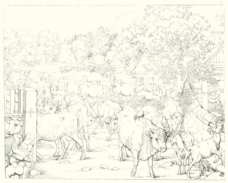 Illustration zu Schillers Lied von der Glocke von Friedrich August Moritz Retzsch