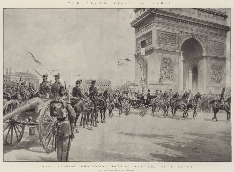 Der Besuch des Zaren in Paris von G.S. Amato
