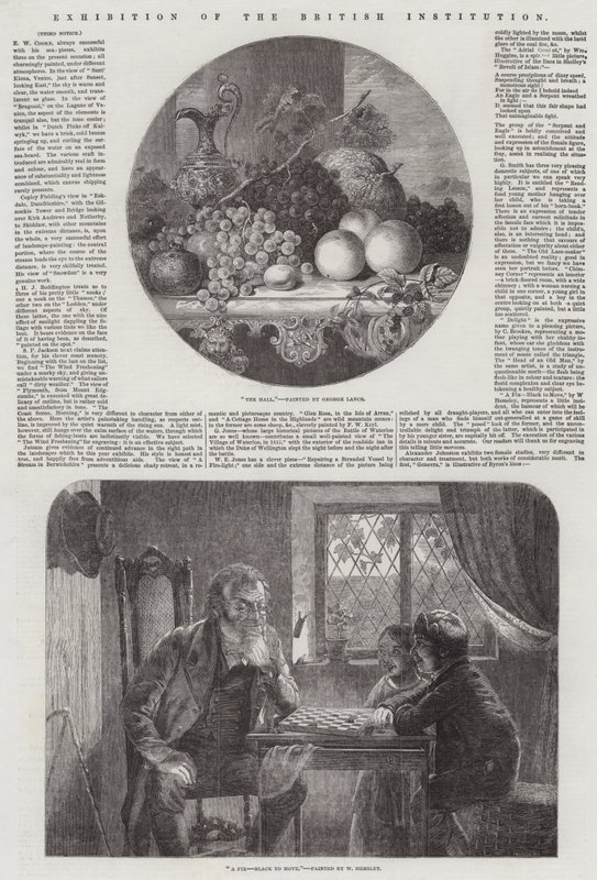Ausstellung der British Institution von George Lance