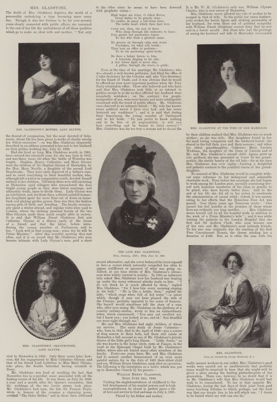 Mrs. Gladstone von George Richmond