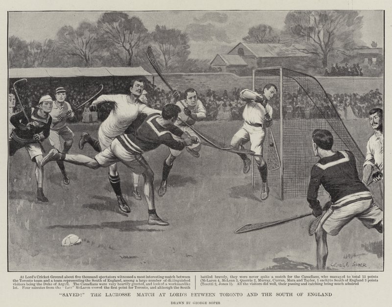 Gerettet! Das Lacrosse-Spiel bei Lord