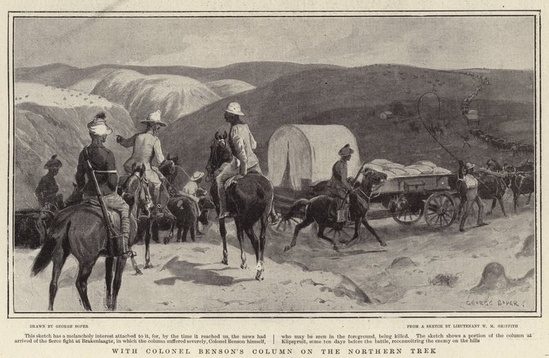 Mit der Kolonne von Colonel Benson auf dem nördlichen Marsch von George Soper