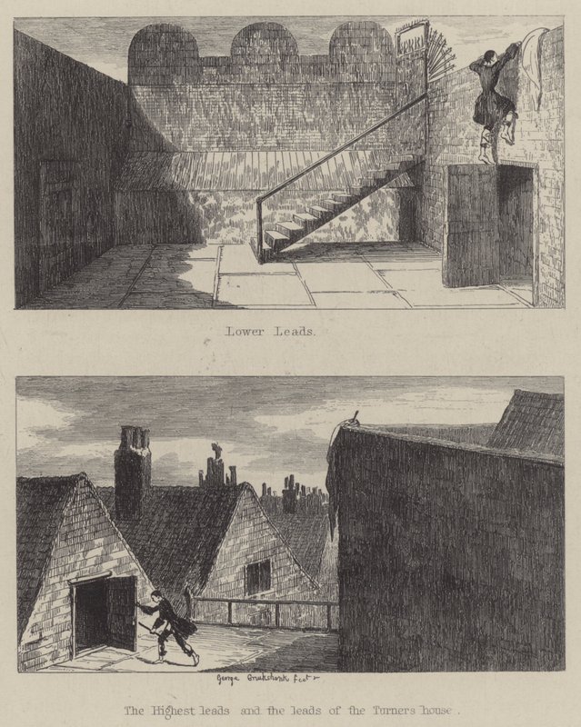 Illustration für Jack Sheppard von George (after) Cruikshank