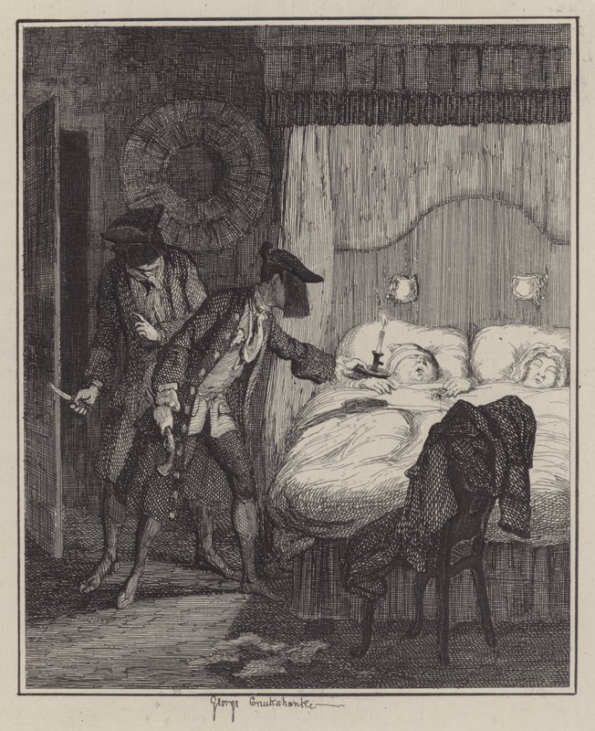 Illustration für Jack Sheppard von George (after) Cruikshank