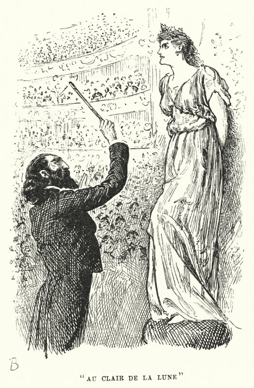 Illustration für Trilby von George du Maurier von George (after) Du Maurier