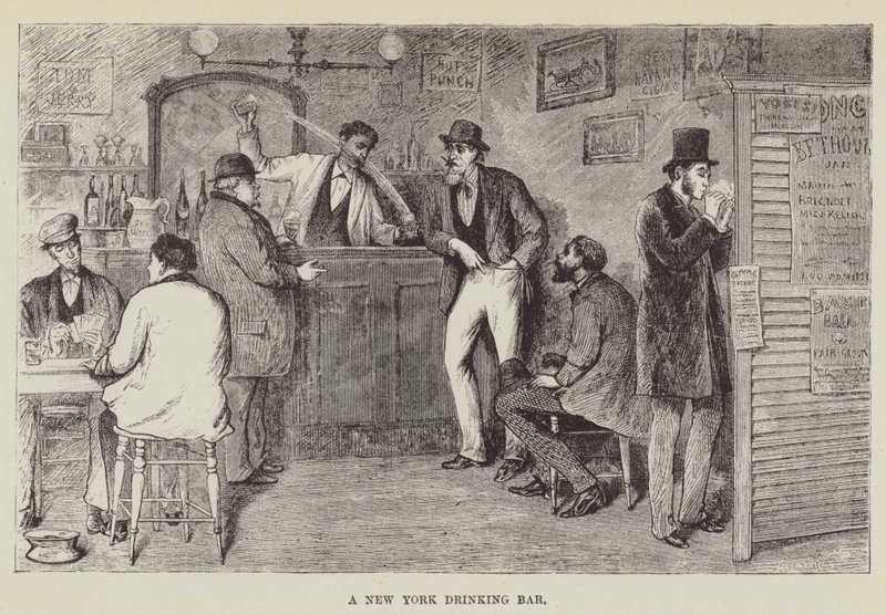 Eine New Yorker Trinkbar von George Augustus Sala