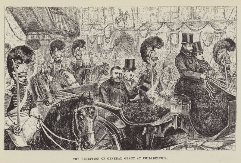 Der Empfang von General Grant in Philadelphia von George Augustus Sala