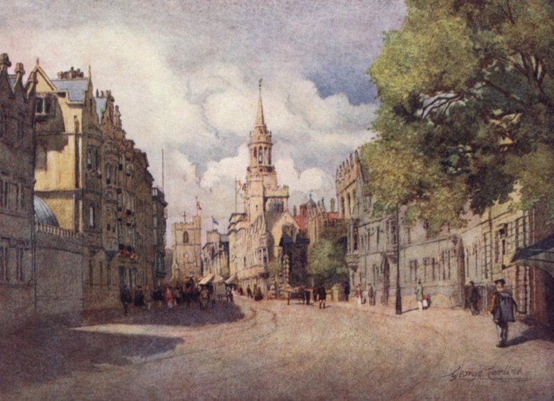 Oxford: Die High Street von George Carline