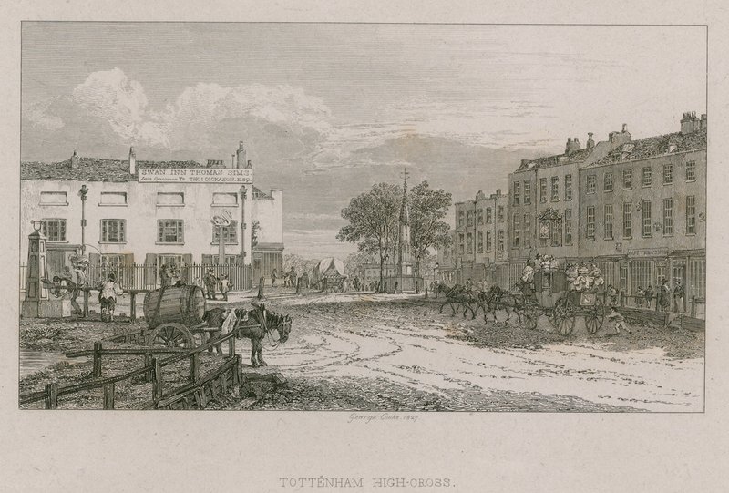Tottenham High Cross, London von George Cooke