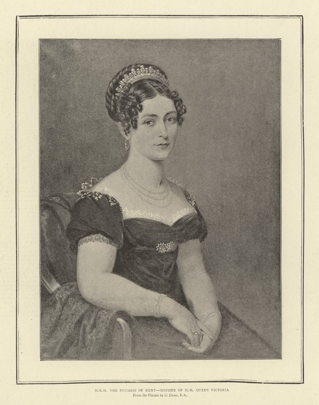 Ihre Königliche Hoheit die Herzogin von Kent, Mutter von Königin Victoria von George Dawe