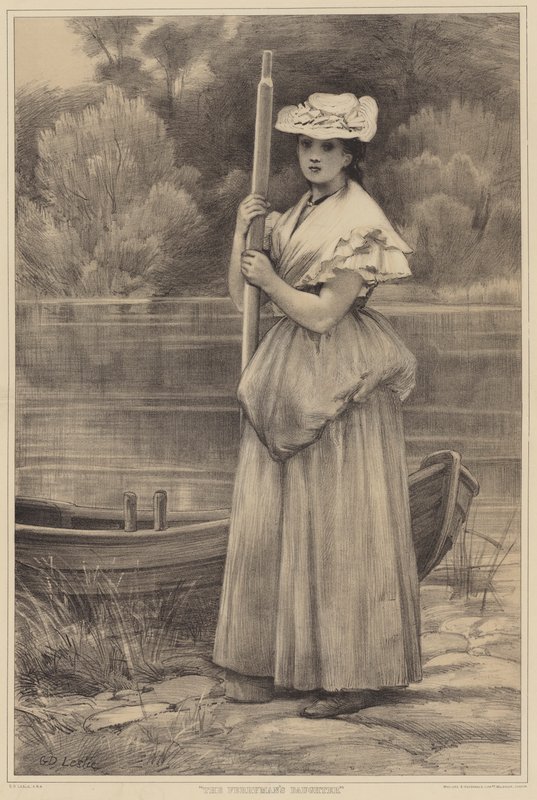 Die Tochter des Fährmanns von George Dunlop Leslie