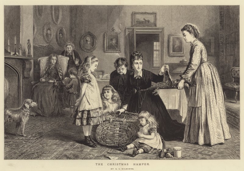 Der Weihnachtshampel von George Goodwin Kilburne