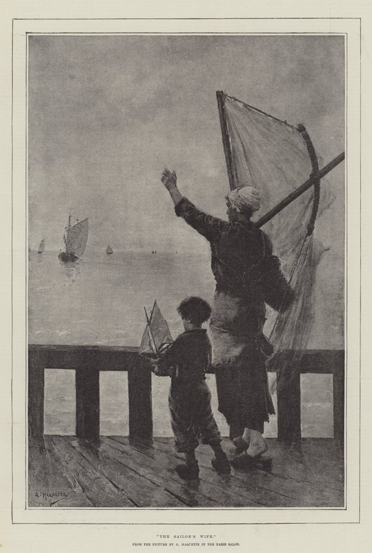 Die Frau des Seemanns von George Haquette