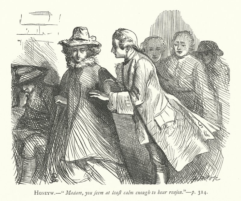 Illustration für Der gutmütige Mann (Gravur) von George John Pinwell